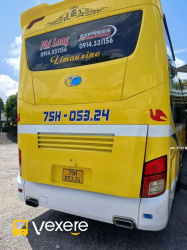 Xe Phi Long (Cánh Cam) Mặt sau xe Giường nằm 32 phòng