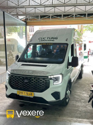 Xe Cúc Tùng Limousine Mặt trước xe Limousine 11 chỗ