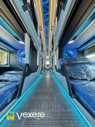 Xe Việt Lào (Đà Nẵng) Nội thất Tiện ích Limousine 24 phòng VIP